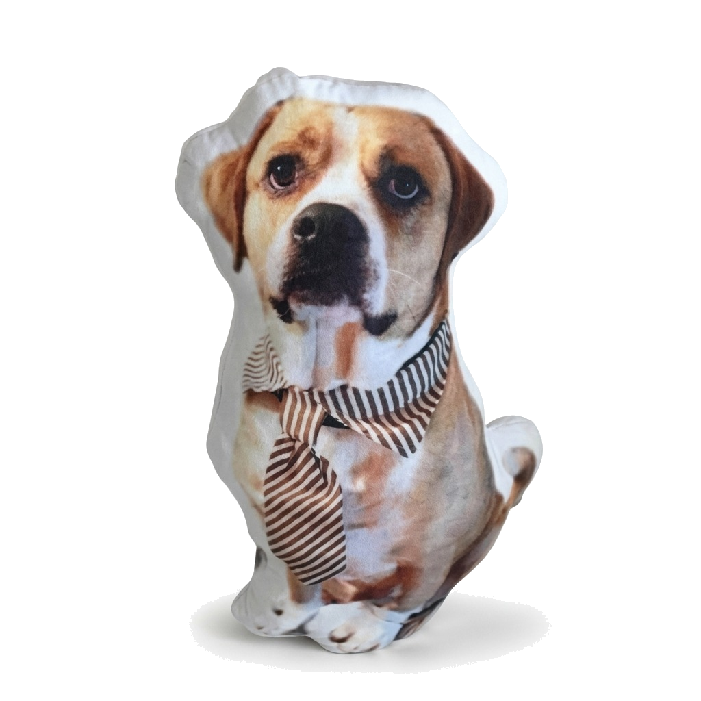 Coussin personnalisé Chien créé sur mesure à la silhouette